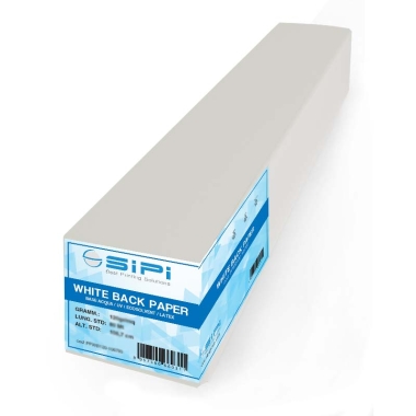 White Back Paper per affissione premium 120gr 1000mmx80M